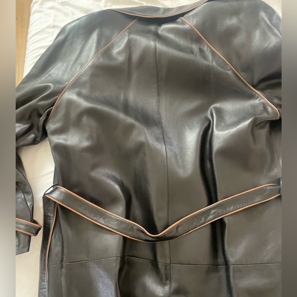 Hettabretz genuine leather coat - Picture 6 of 8